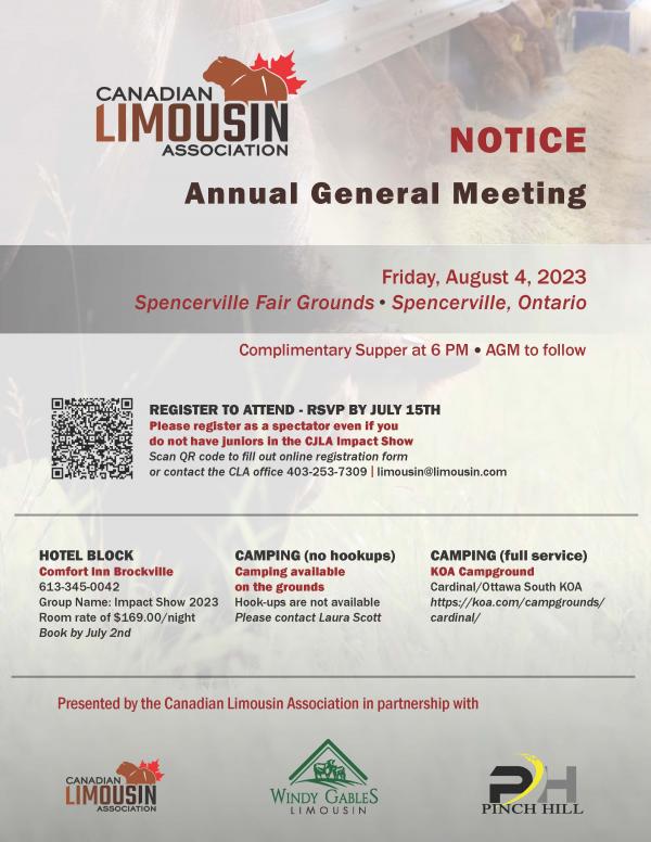 Annual General Meeting » Canadian Limousin Association